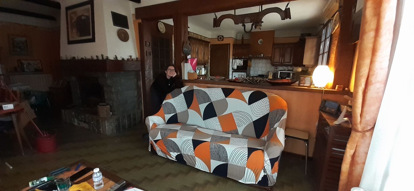 Customer photo review of Vintage - Housses Extensibles de Fauteuil et Canapé