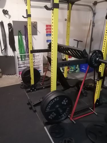 Customer photo review of Cast Iron Olympic Weight Plates