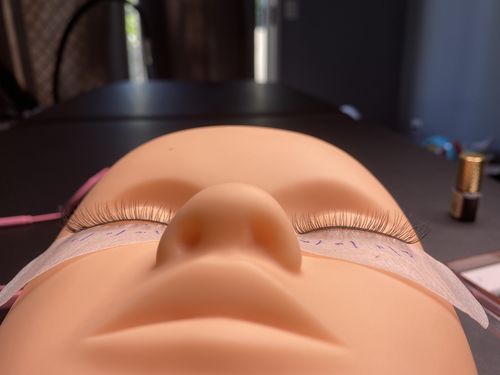 Customer photo review of Online Eyelash Extension Course (Classic, Hybrid & Volume)