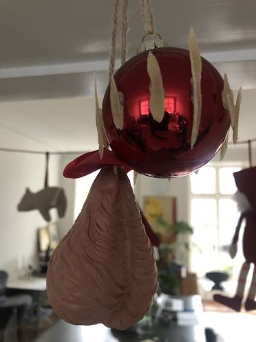 Customer photo review of Funny 3D Balls Christmas Tree Ornament