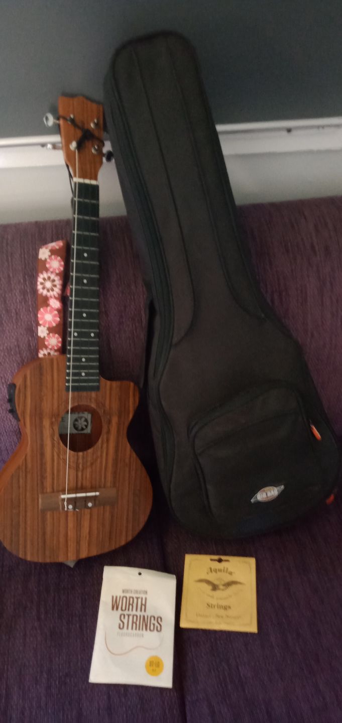 Customer photo review of AQ16U Aquila Tenor Low G 4th Ukulele String Wound Low G X 2