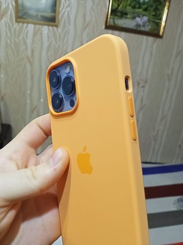 Customer photo review of iPhone Leather Case with MagSafe