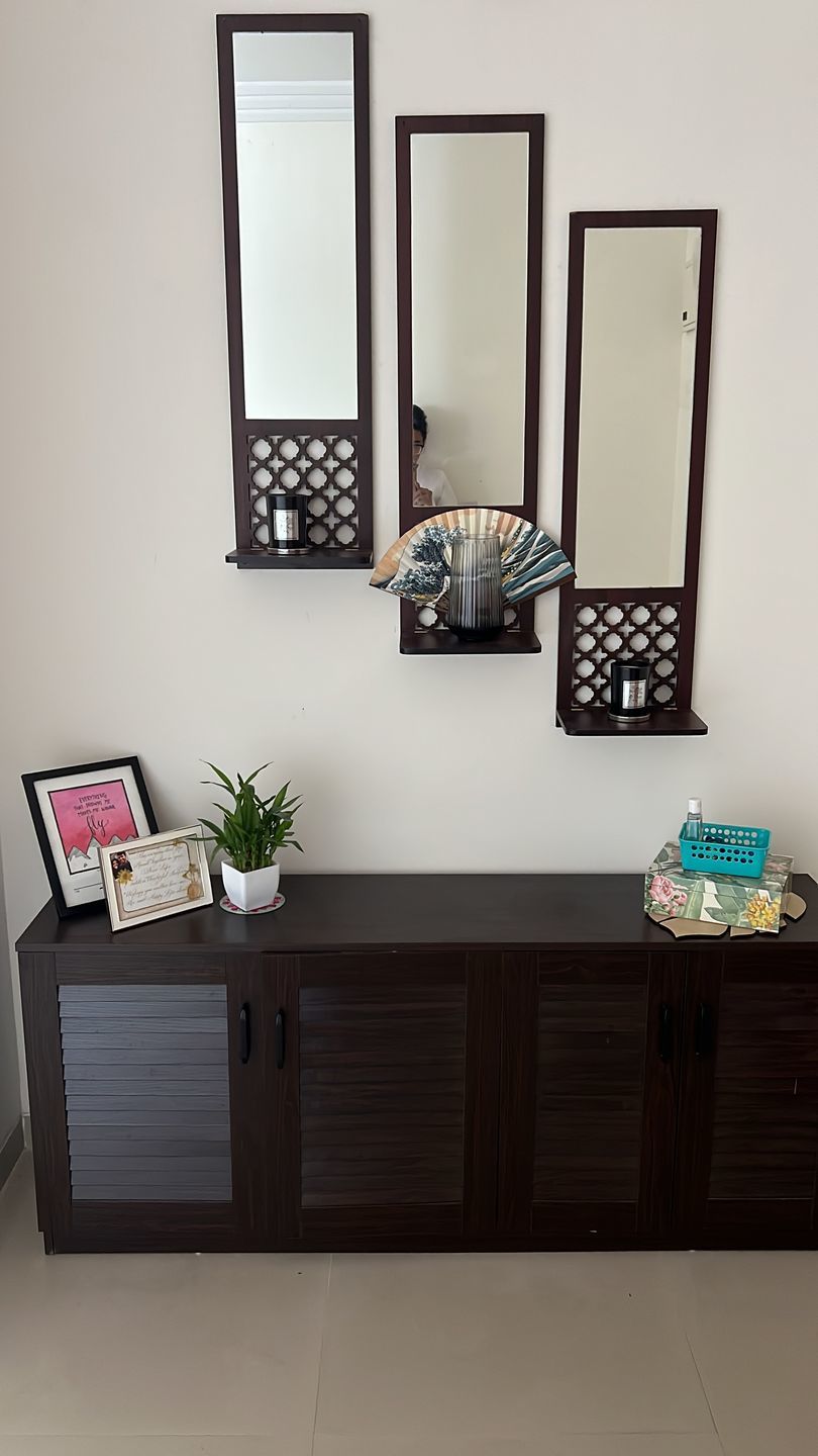 Customer photo review of Designer Long Wall Mirror- Set of 3