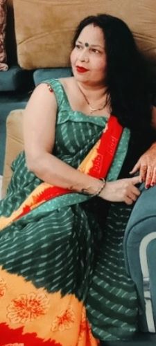 Customer photo review of Rubans Maroon Coloured Potli Handbag With Silver Embroidery And Pearls