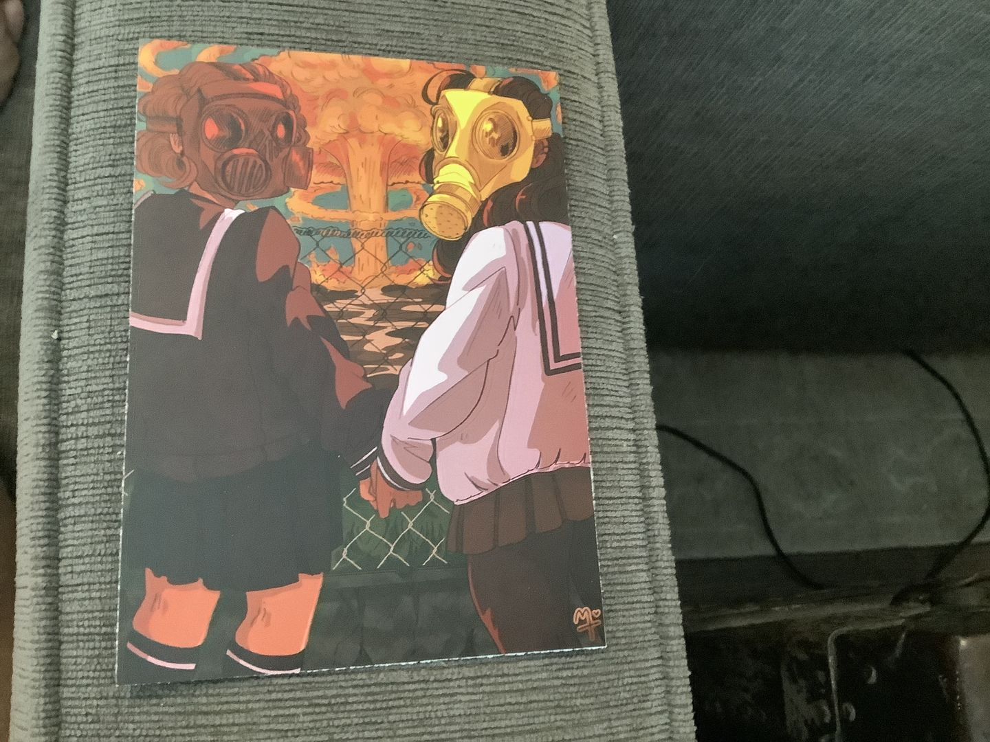 Customer photo review of Gas Mask Girls Mini Print 4x6 Glossy Print