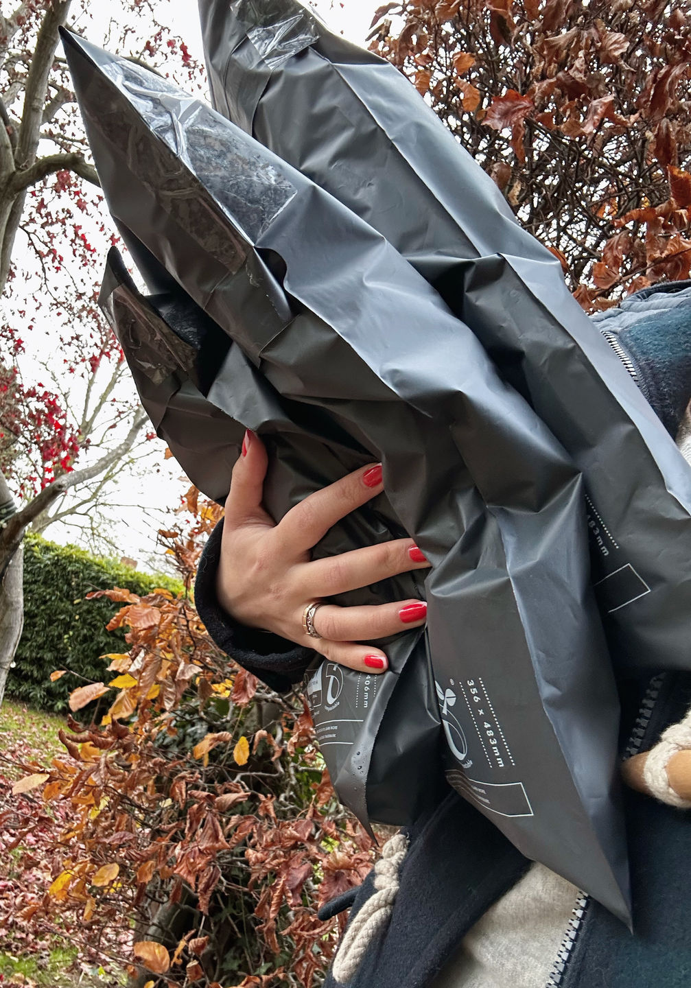 Customer photo review of Compostable Mailing Bags