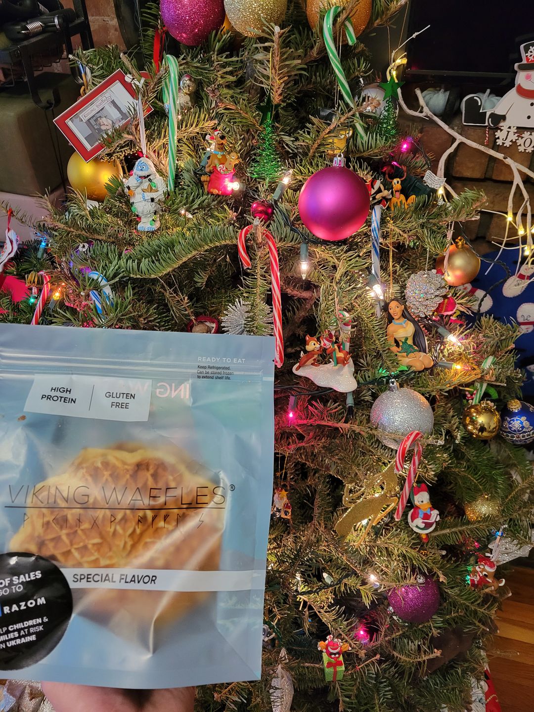 Customer photo review of CinnaBun Waffles