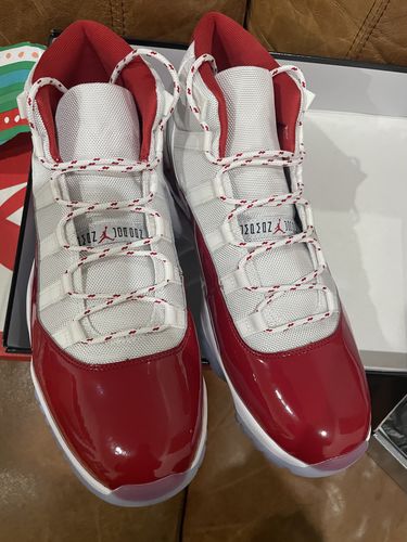 Customer photo review of Air Jordan 11 “Cherry” CT8012-116