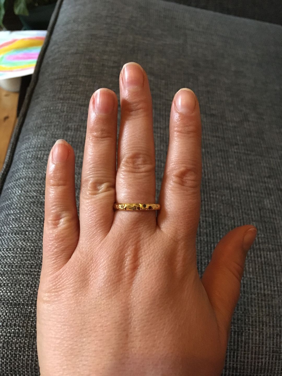 Customer photo review of Candy Slim Band Ring