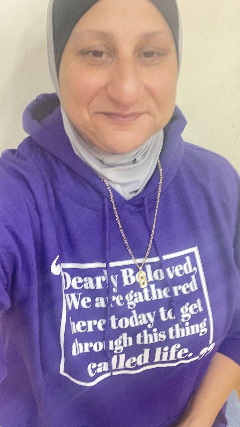 Customer photo review of Dearly Beloved Hoodie