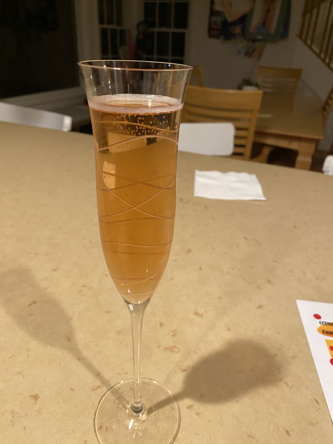 Customer photo review of Non-Alcoholic Sparkling Rosé