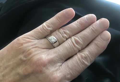 Customer photo review of Solitaire 1.25ct CZ Ring in Sterling Silver