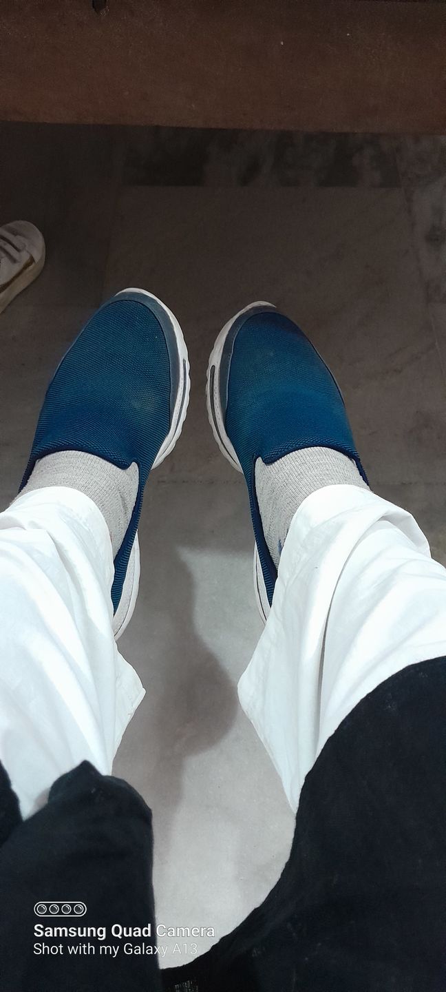 Customer photo review of Bacca Bucci Men's Comfortable Lightweight Walking Shoes