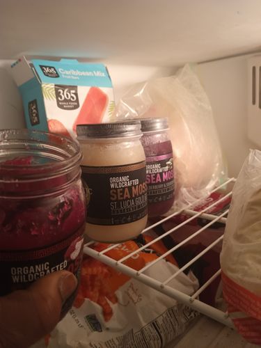 Customer photo review of The Wellness Trio Sea Moss Gel Combo