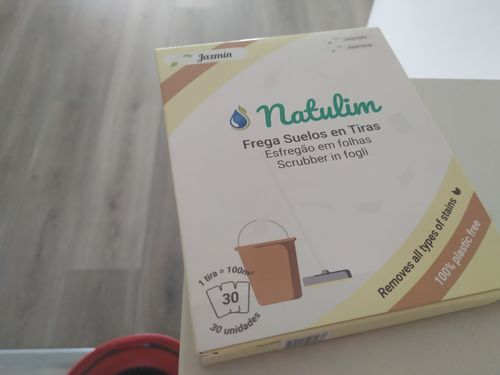 Customer photo review of Eco-Tiras de Detergente 40 lavados Natulim