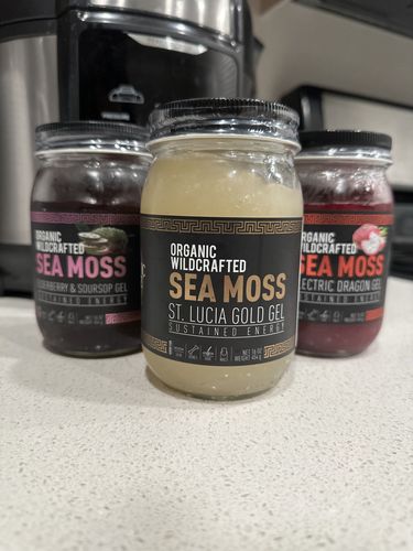 Customer photo review of The Wellness Trio Sea Moss Gel Combo