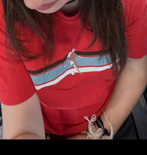 Customer photo review of Vintage Nike Soccer T Shirt Youth Size XL
