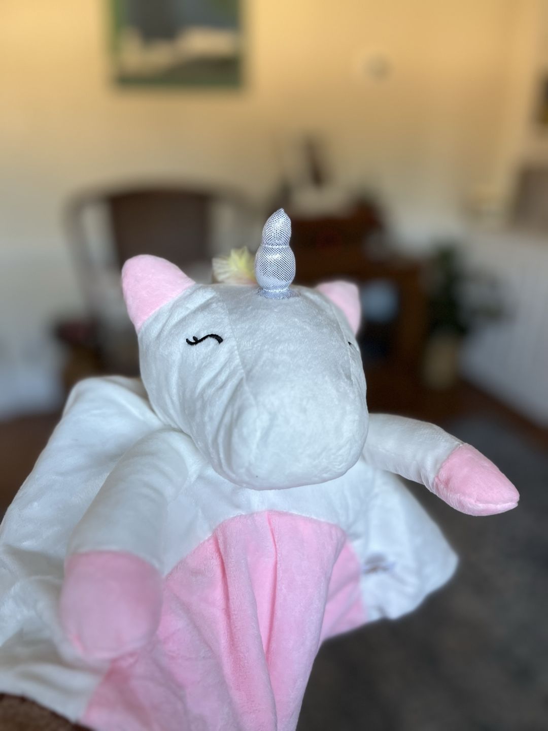 Customer photo review of Maisie the Unicorn