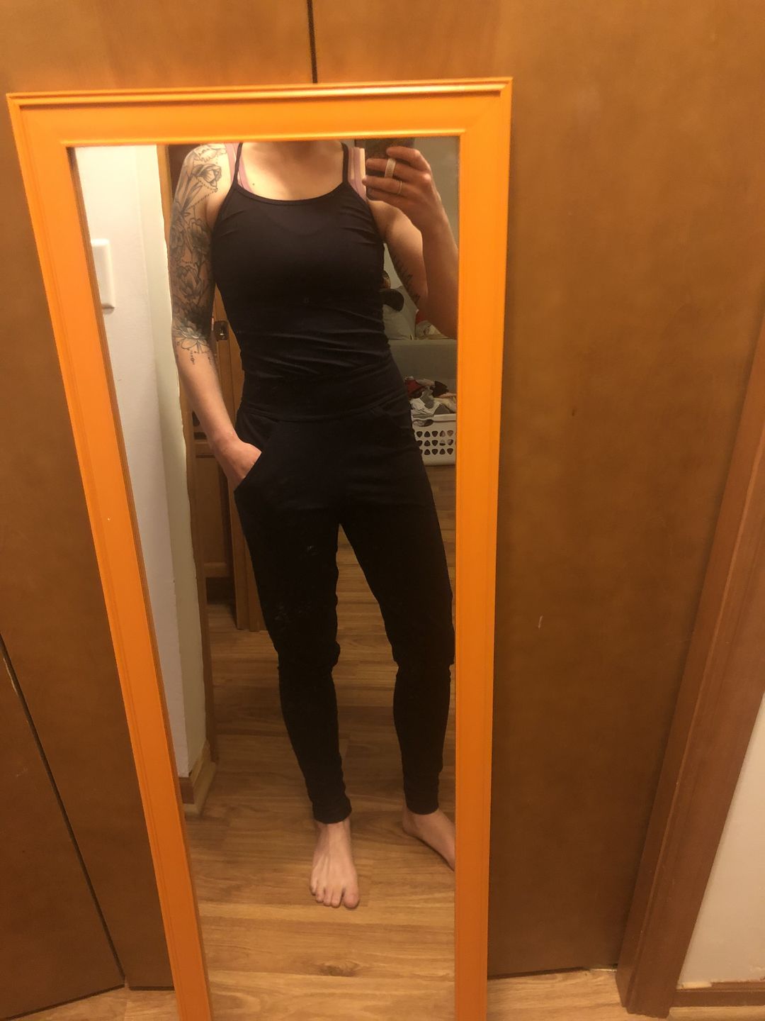 Customer photo review of Long Yoga Jumpsuit