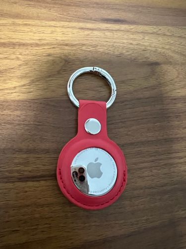 Customer photo review of AirTag Leather Case