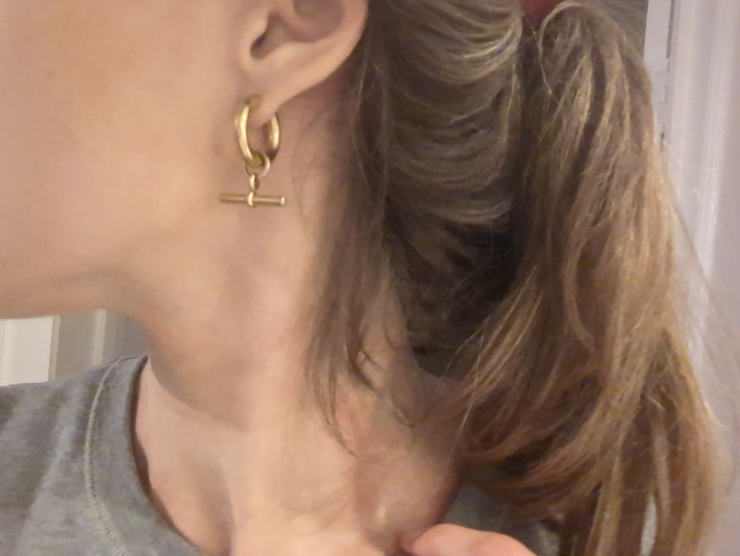 Customer photo review of The Piha T-bar Hoops