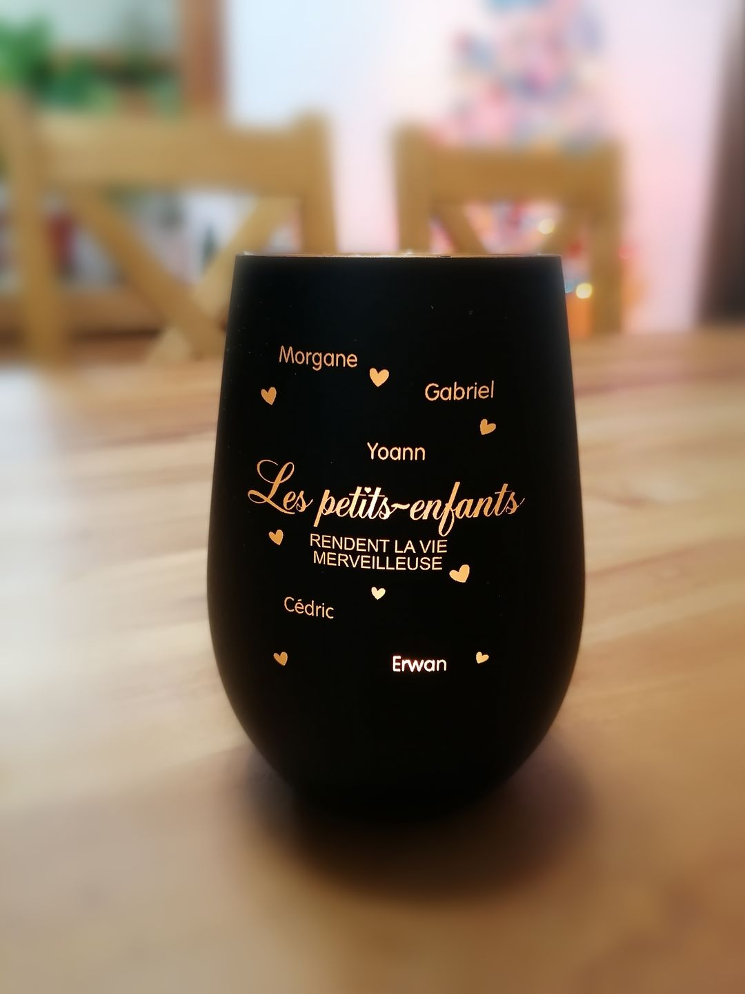 Customer photo review of Les petits-enfants - Grands-parents-Photophore