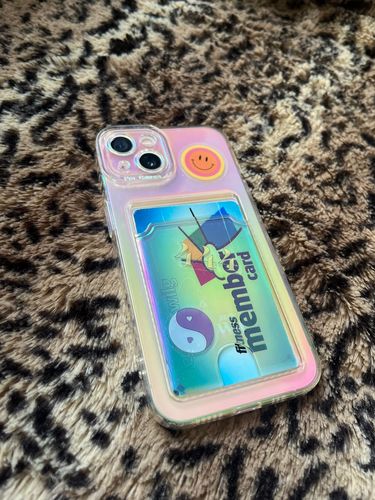 Customer photo review of Over The Rainbow - Card Holder - iPhone 13