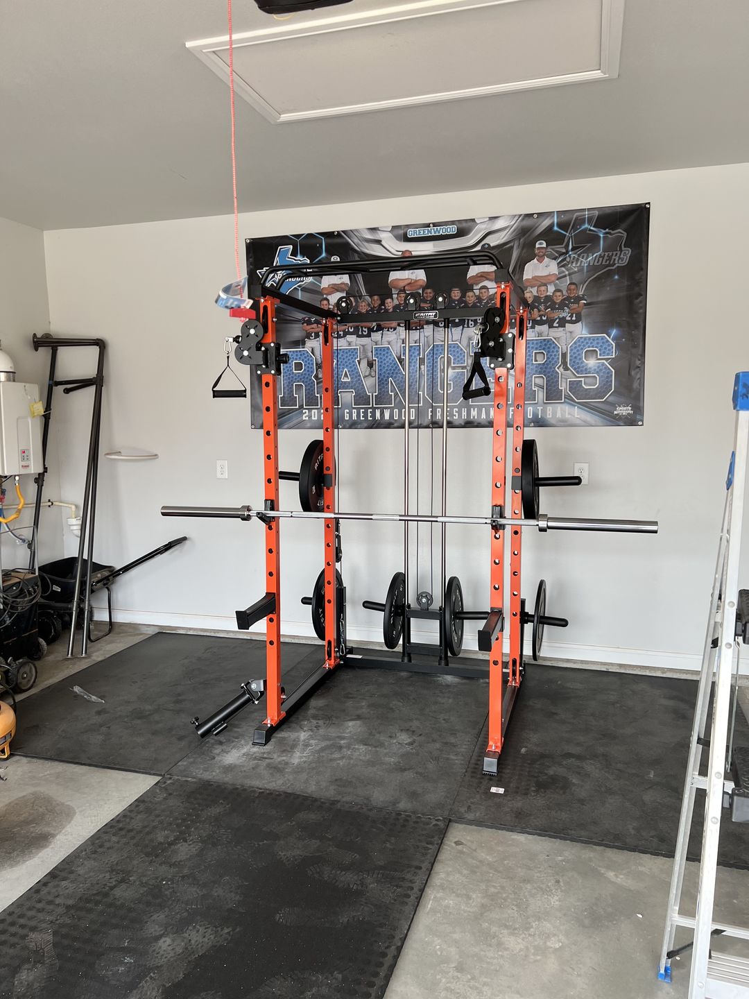 Customer photo review of 2-inch Bumper Plates Olympic Rubber Weight Plates Set 100LB-370LB