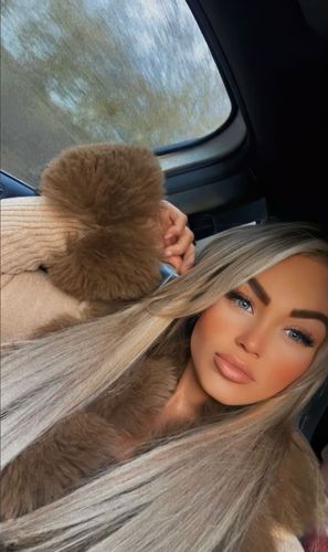 Customer photo review of TARA Tan Luxury Faux Fur Cardigans (next Day Delivery Available)