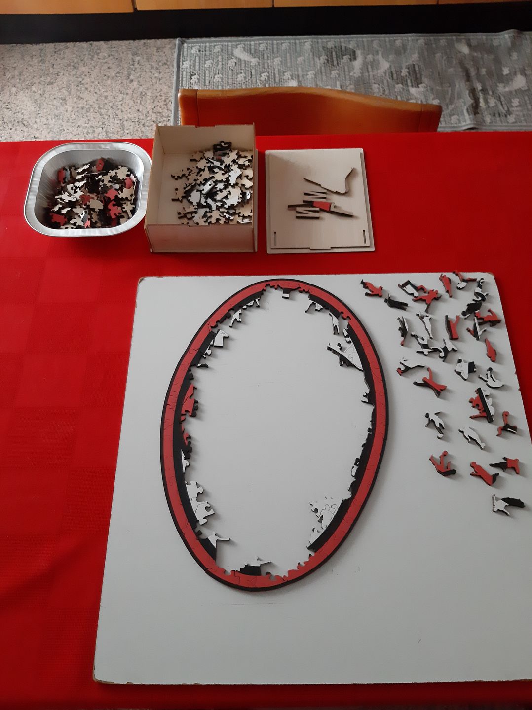 Customer photo review of Logo Milan® - Puzzle di Legno Ufficiale