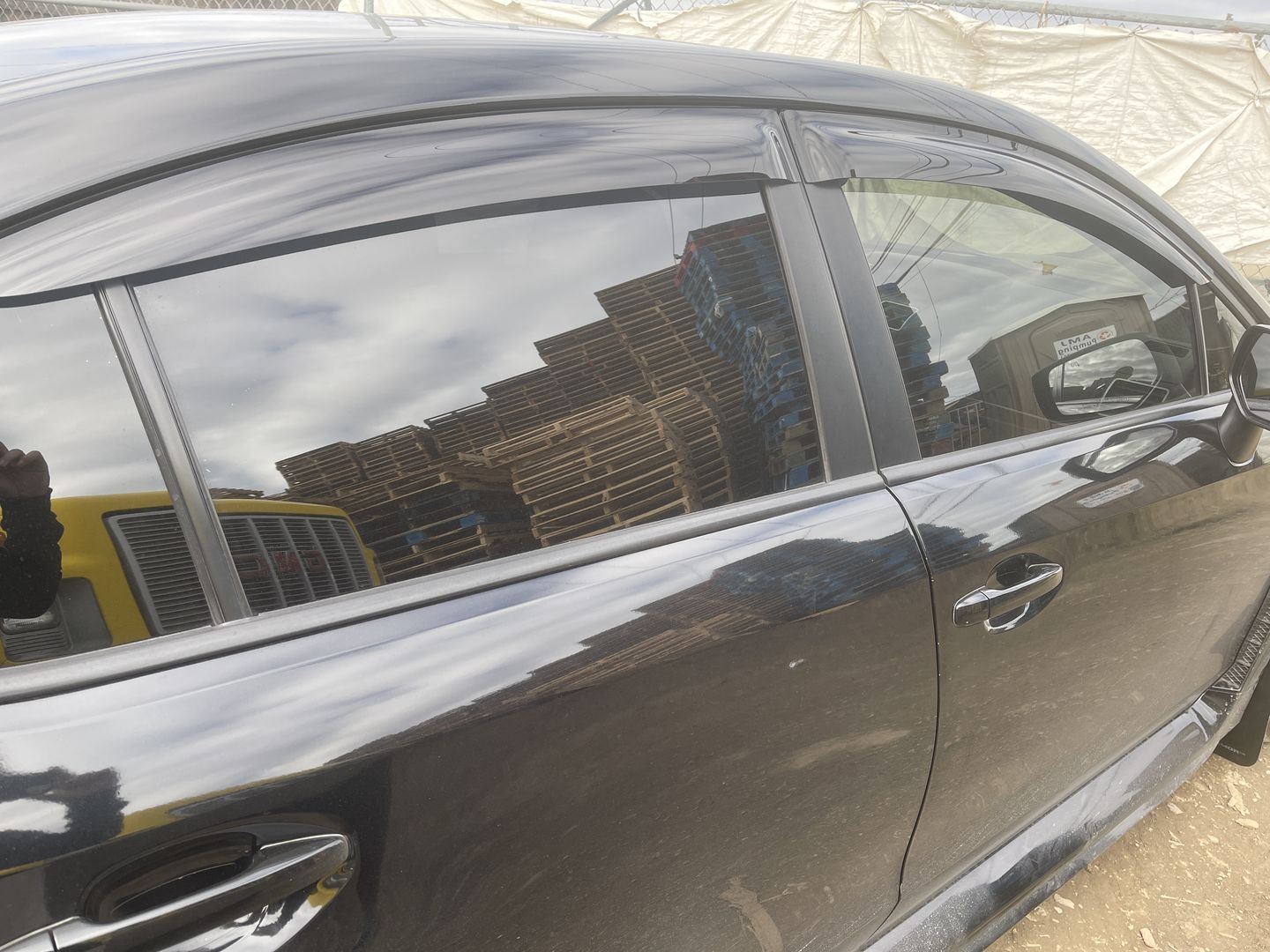 Customer photo review of Window Visors Sun/Rain Guards