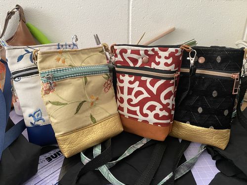 Customer photo review of Wanderlust Phone Bag Pattern