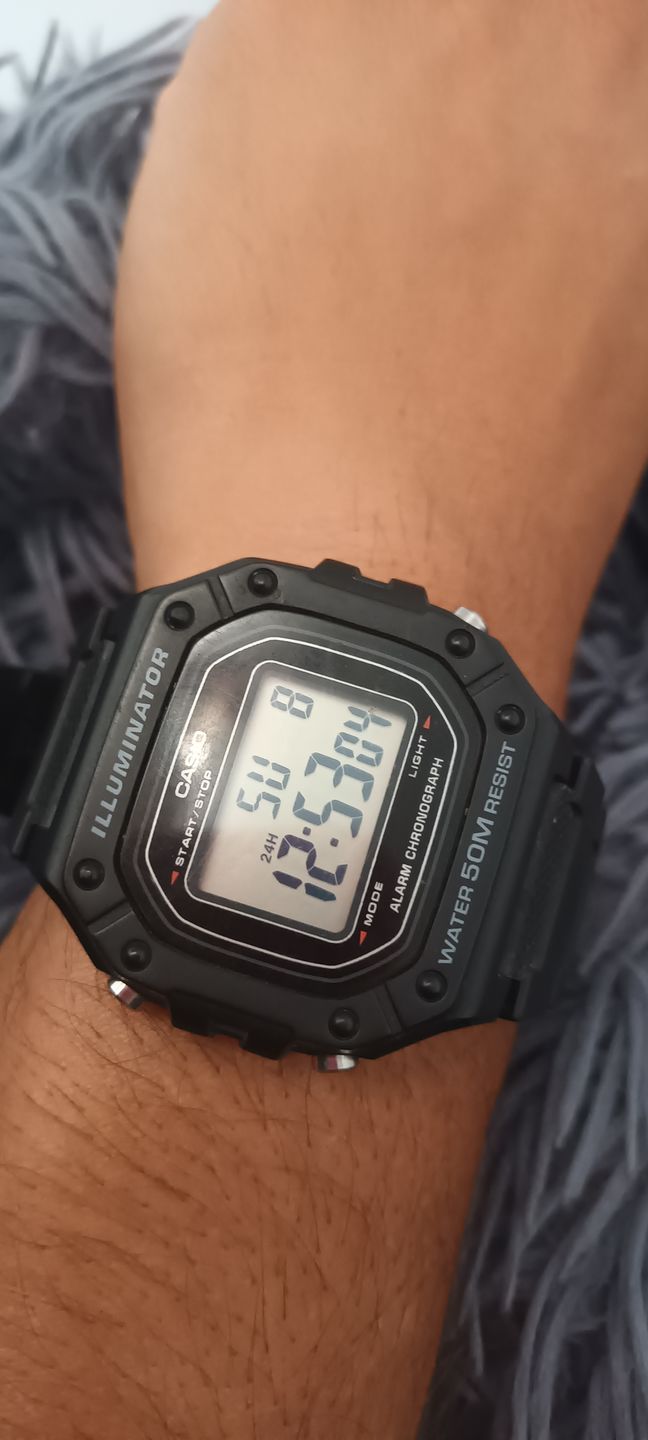 Customer photo review of Reloj Casio Vintage W-218H-1AVDF Negro