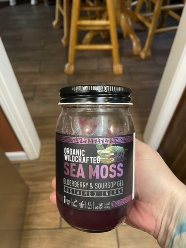 Customer photo review of Elderberry and Soursop Infused Sea Moss Gel