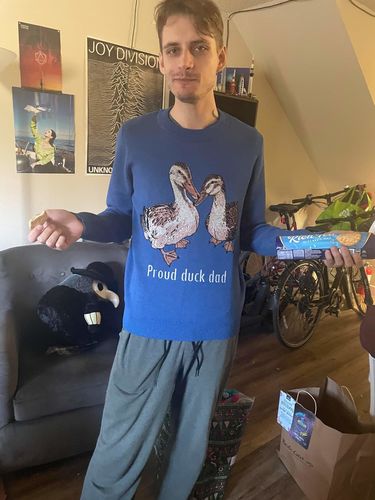 Customer photo review of Full-Body Pet Custom Sweater