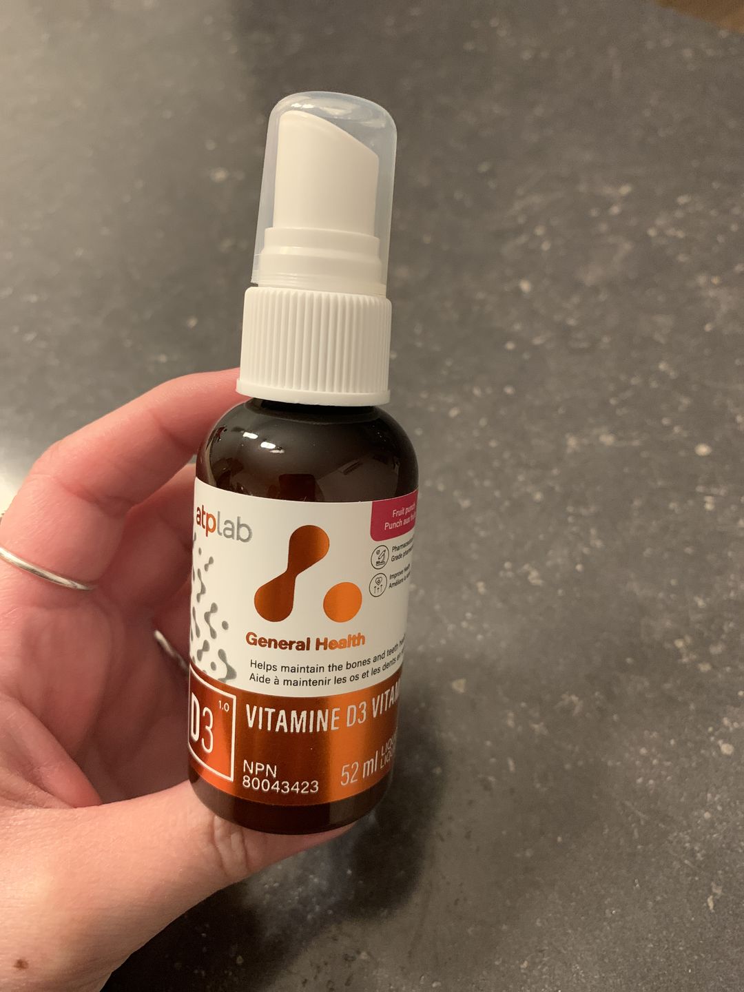 Customer photo review of ATP Lab - Vitamine D3 (vaporisateur) Fruit punch 52ml
