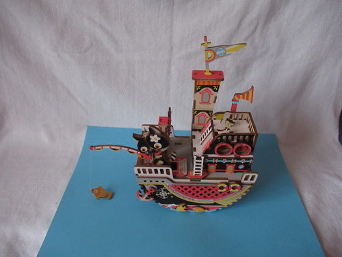 Customer photo review of Puzzle 3D bois | Boîte à musique Chat Pêcheur