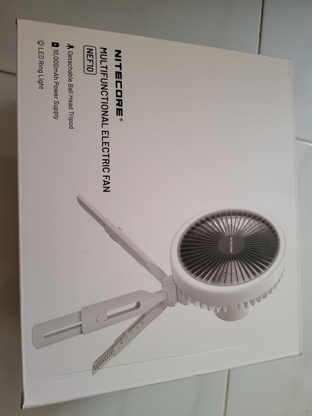 Customer photo review of NEF10 - LED Fan (10,000mAh)