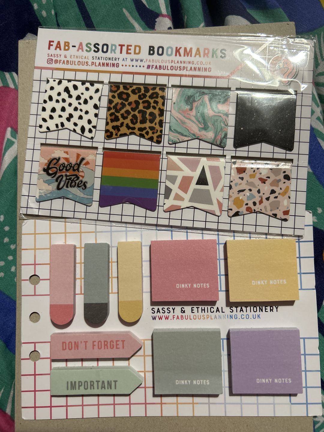 Customer photo review of Assorted Bookmarks Pack