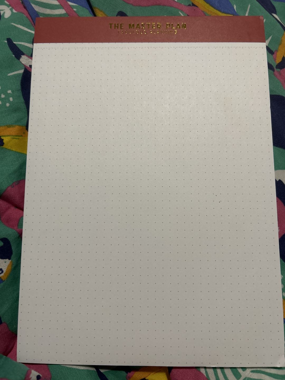 Customer photo review of B5 - The Master Plan Pad