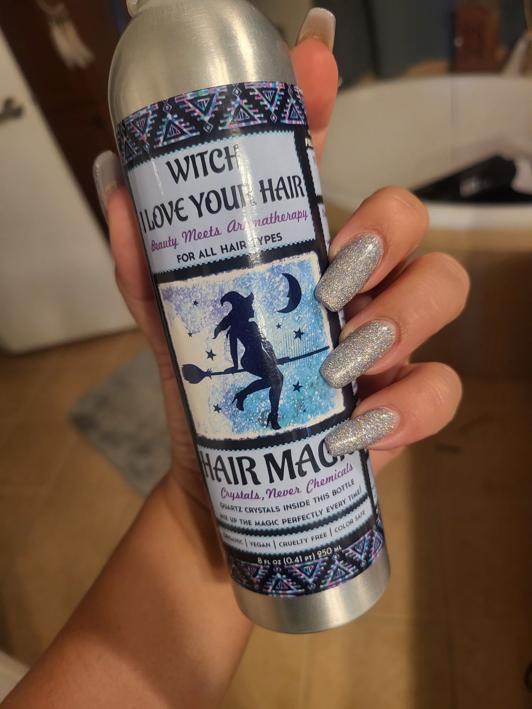 Customer photo review of Witch I Love Your Hair - Hair Mist