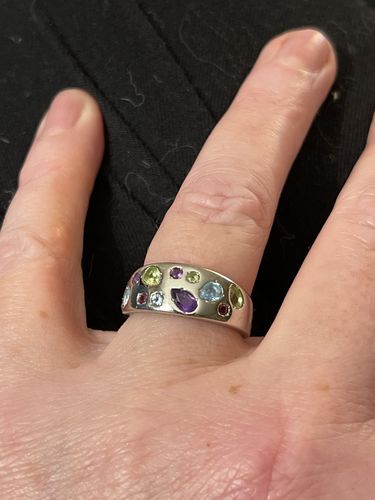 Customer photo review of Candy Wide Band Ring