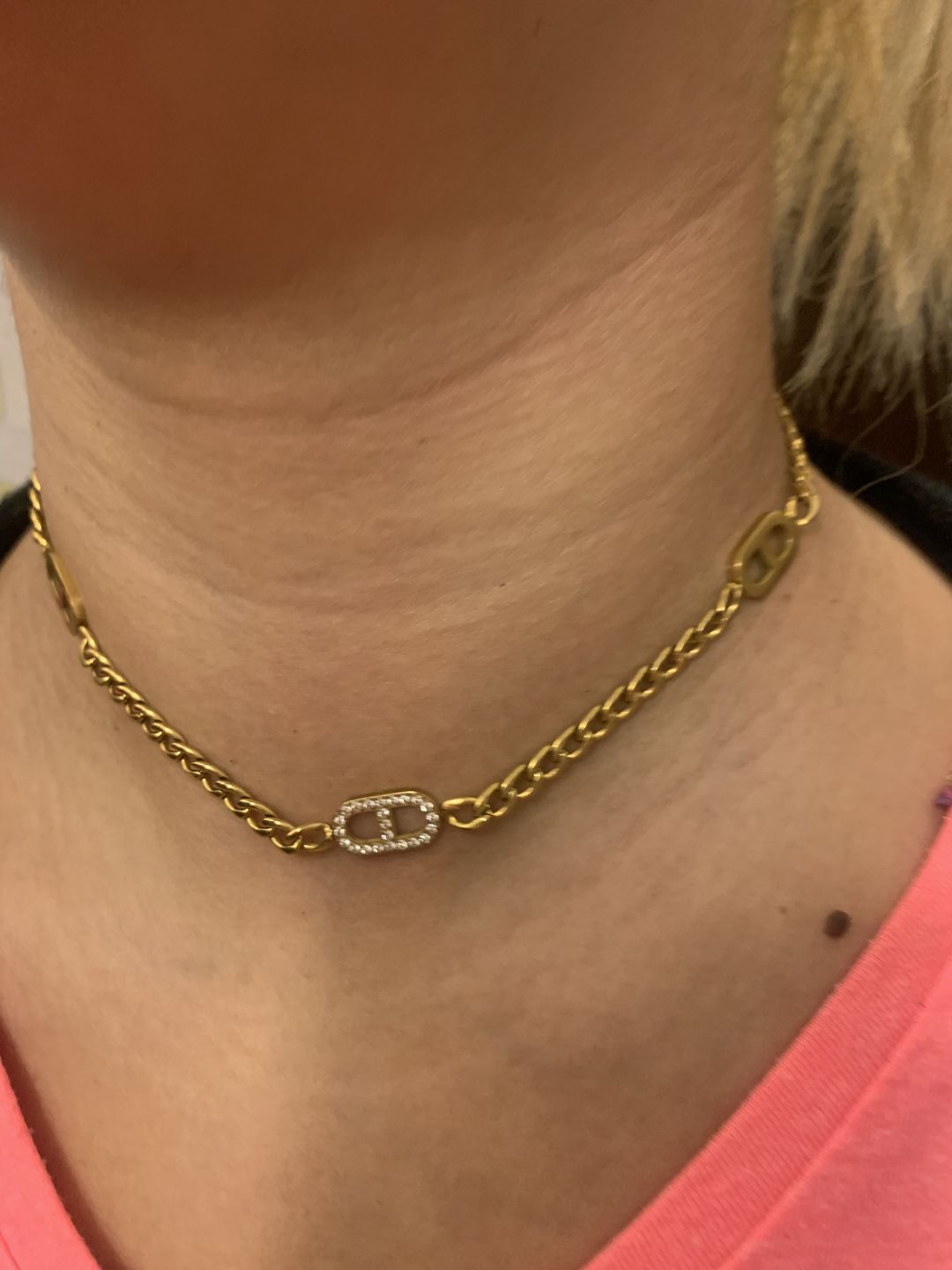 Customer photo review of Prestige 2 Halskette | 18K vergoldet