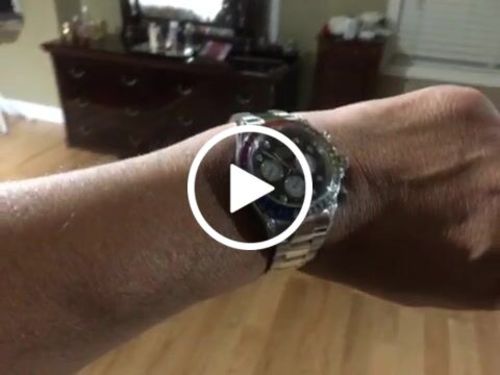 Customer video review of Rolex Daytona Silver Rainbow Diamond- Code: RLX334