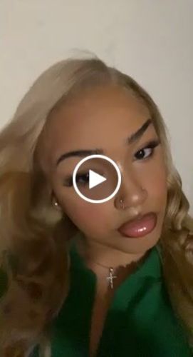 Customer video review of Front lace 13x4" Body Wave  Blond Platine