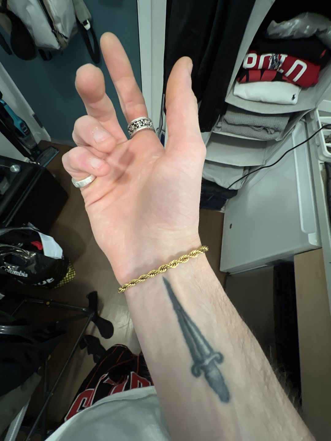 Customer photo review of 6mm Rope Bracelet - Gold