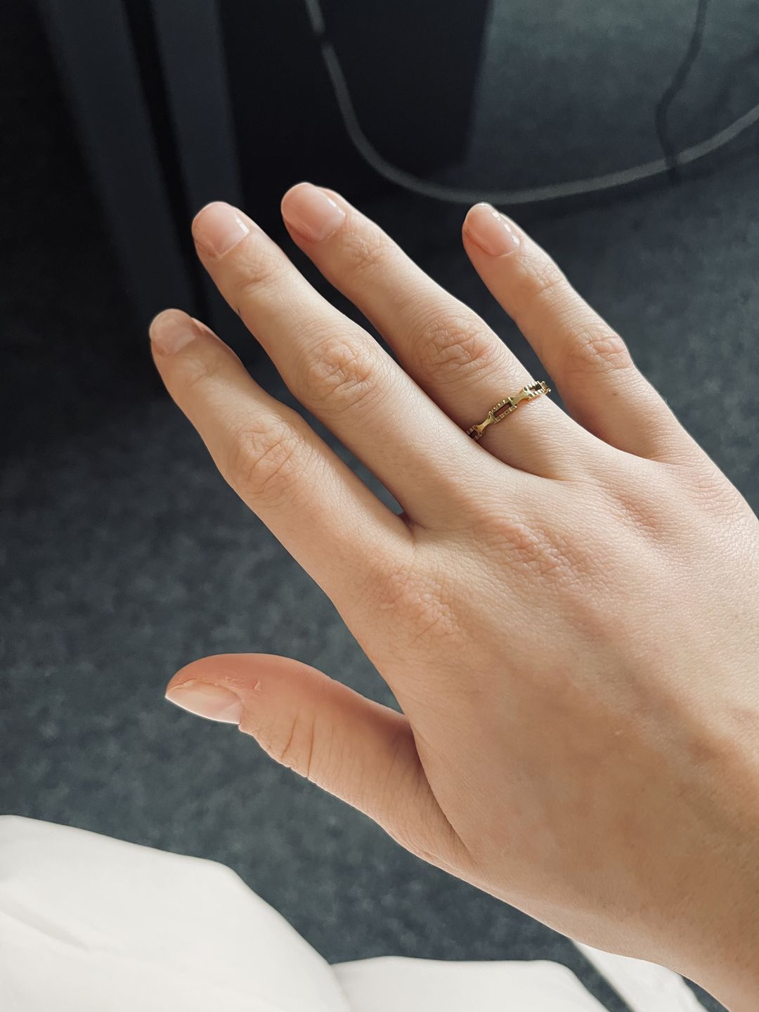 Customer photo review of Sila Ring | 18K vergoldet