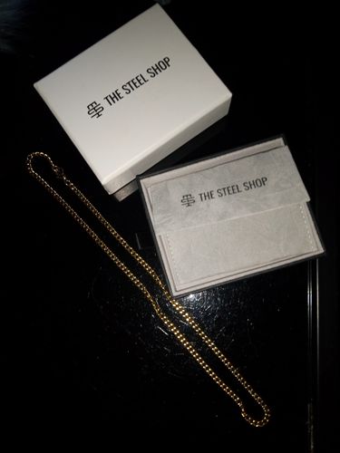 Customer photo review of 3.5mm Cuban Link Chain
