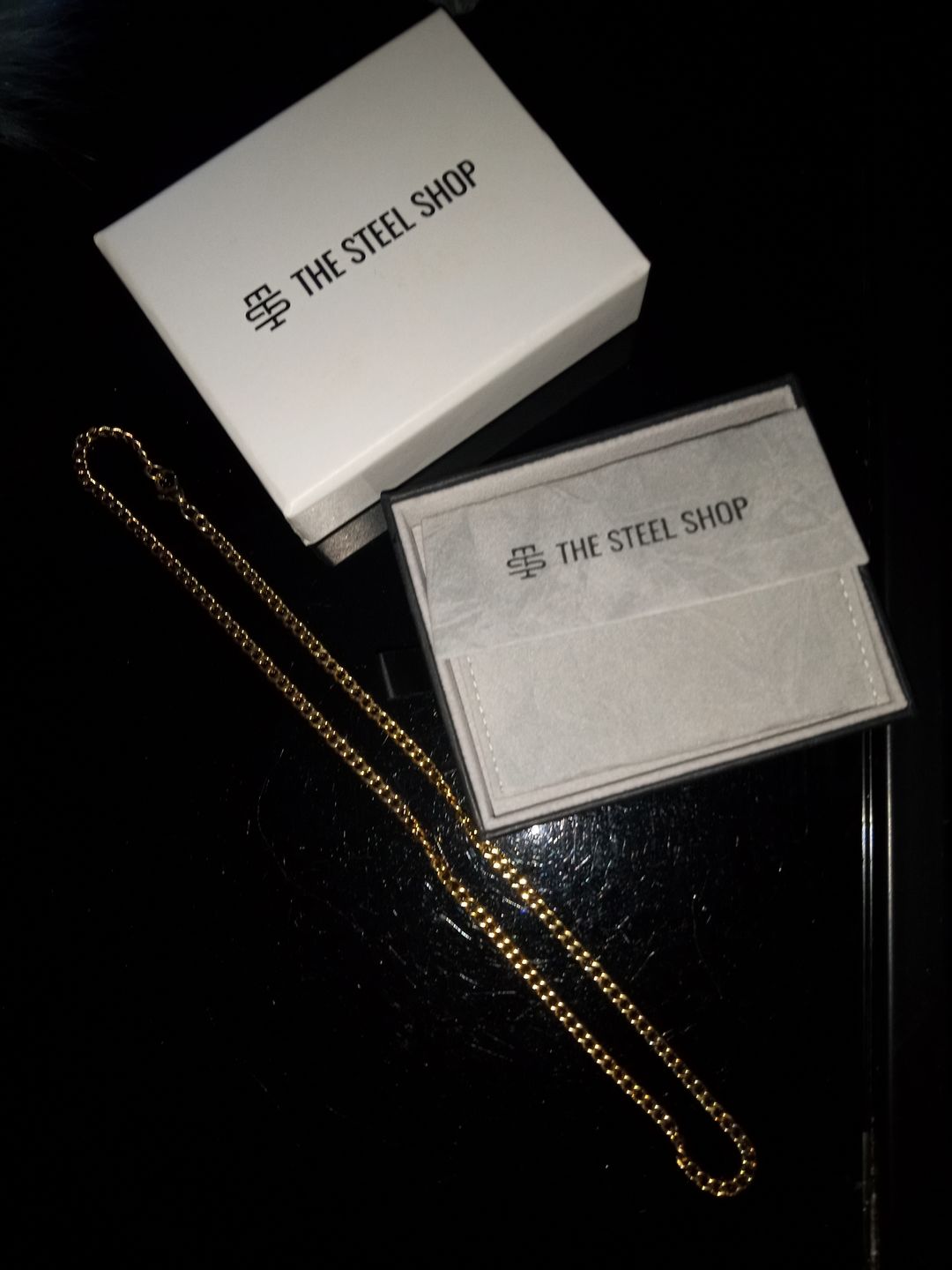 Customer photo review of 3.5mm Cuban Link Chain