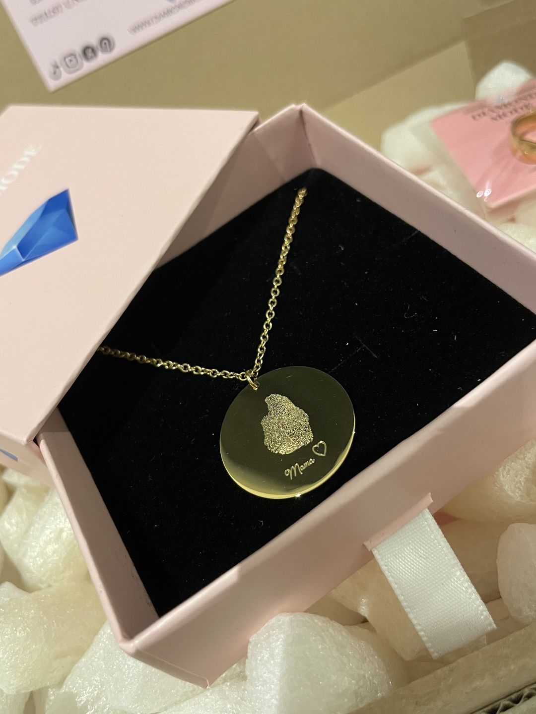 Customer photo review of Coin | Halskette + Gravur